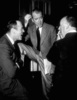 The Wrong Man (1956) - photograph - Photograph of Hitchcock, Henry Fonda and James Stewart (''The Wrong Man'').