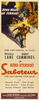 Saboteur (1942) - poster - Insert poster (14''x36'') for ''Saboteur''.