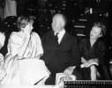 Alfred Hitchcock (1959) - Photograph of Shirley MacLaine, Alfred Hitchcock and Alma Reville at an Ice Follies show in September 1959.