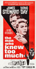 The Man Who Knew Too Much (1956) - poster - 1963 Paramount re-release three sheet publicity poster for ''The Man Who Knew Too Much (1956)''.