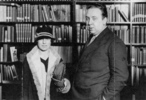 Alfred and Alma Hitchcock (1920s) - Photograph of Alma Reville and Alfred Hitchcock, taken in the 1920s.