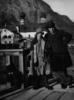 Alfred Hitchcock (1925) - Photograph of Alma Reville and Alfred Hitchcock taken in Bavaria, likely during the filming of ''The Pleasure Garden'' or ''The Mountain Eagle''. Alma's coat is one seen in publicity stills for ''The Mountain Eagle''.
