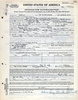 American Citizenship Papers for Alma Reville 3 - Photograph of Alma Reville's ''Petition for Naturalization'' document, filed on 11 August 1950.  The document was witnessed by screenwriters Michael Hogan and Whitfield Cook.